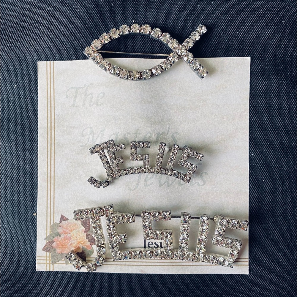 Christian Rhinestone Pins